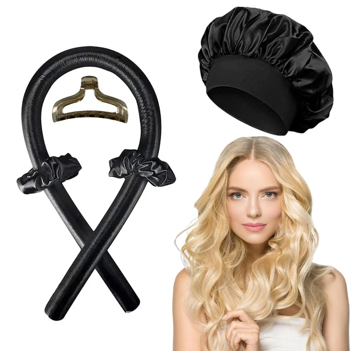 Silkora heatless curl set detail