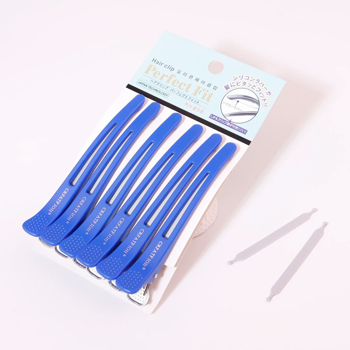 No-crease hair clips detail