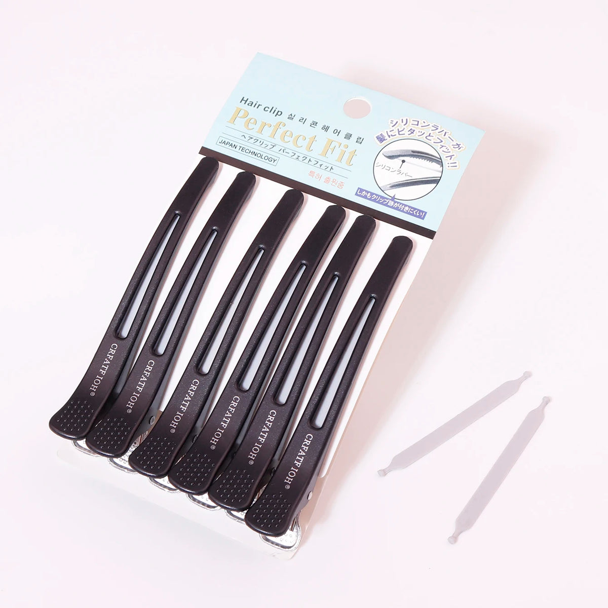 No-crease hair clips colours